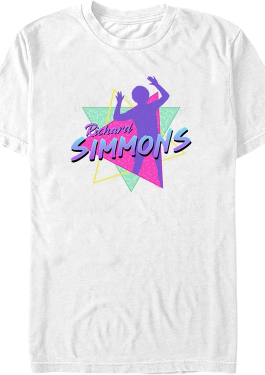 Retro Silhouette Richard Simmons T-Shirt - main product image