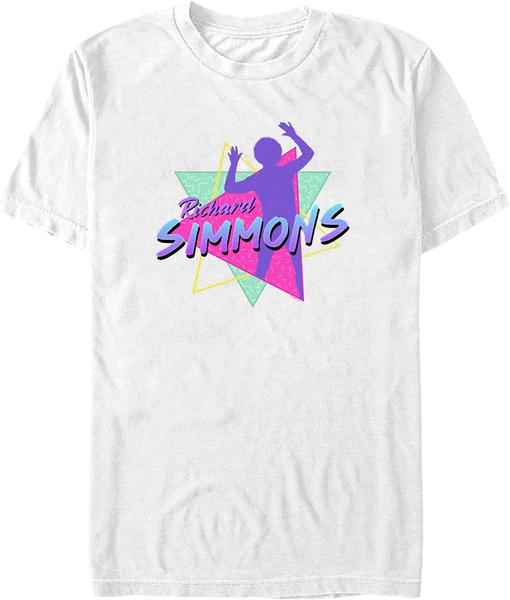 T-shirt Vintage Richard Simmons - Homme - Taille S à 5XL - Couleur Ash - Coton - Neuf Avec étiquettes Gildan