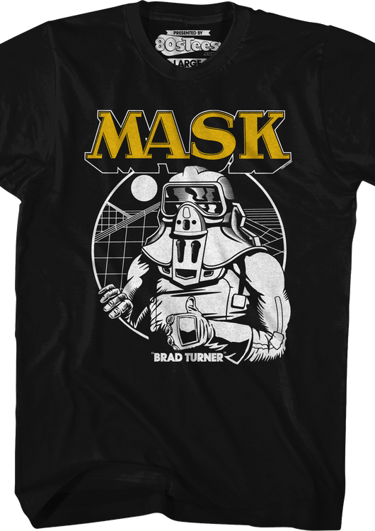 Retro Simple Brad Turner MASK T-Shirt - main product image