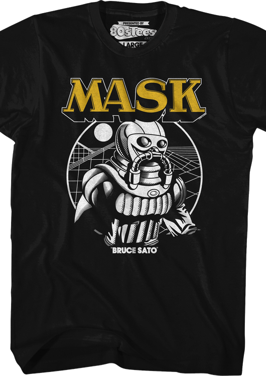 Retro Simple Bruce Sato MASK T-Shirt - main product image