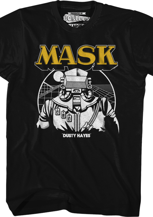 Retro Simple Dusty Hayes MASK T-Shirt - main product image