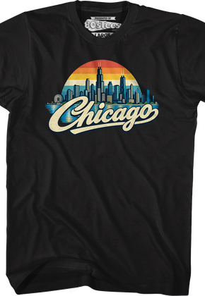 Retro Skyline Chicago T-Shirt