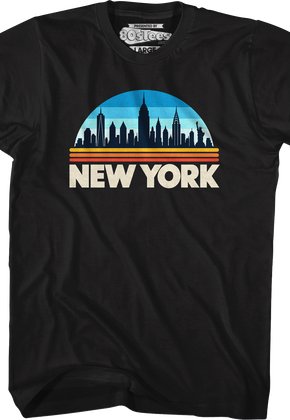 Retro Skyline New York T-Shirt