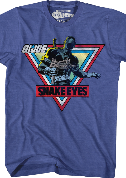 Retro Snake Eyes GI Joe T-Shirt - main product image