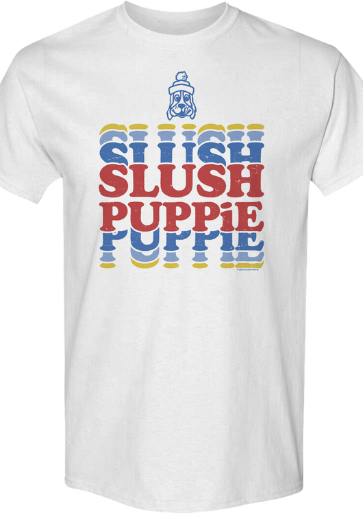 Retro Stacked Logo Slush Puppie T-Shirt - main product image