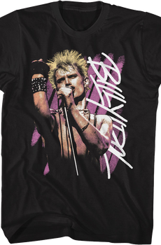Retro Stripes Billy Idol T-Shirt