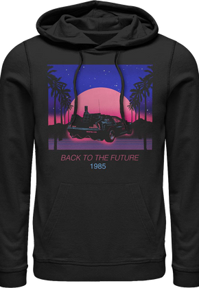 Retro Sunset Back To The Future Hoodie