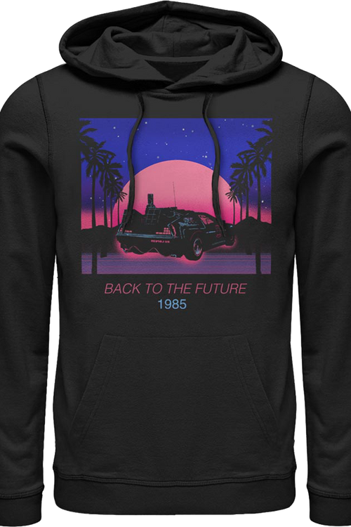 Retro Sunset Back To The Future Hoodiemain product image