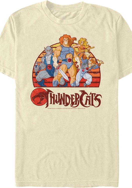 Retro Sunset ThunderCats T-Shirt - main product image