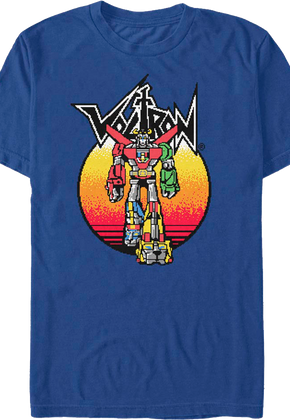 Retro Sunset Voltron T-Shirt