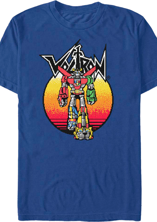 Retro Sunset Voltron T-Shirt - main product image