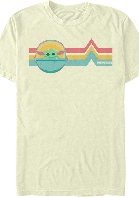Retro The Child Star Wars The Mandalorian T-Shirt - main product image