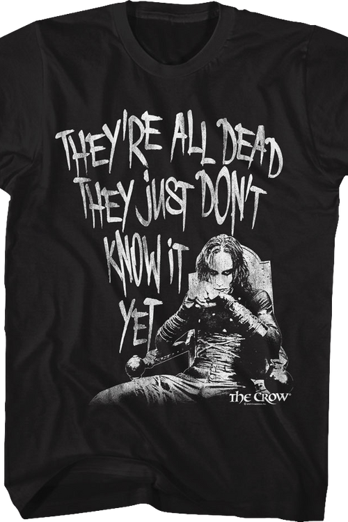 Retro They're All Dead The Crow T-Shirt - main product image