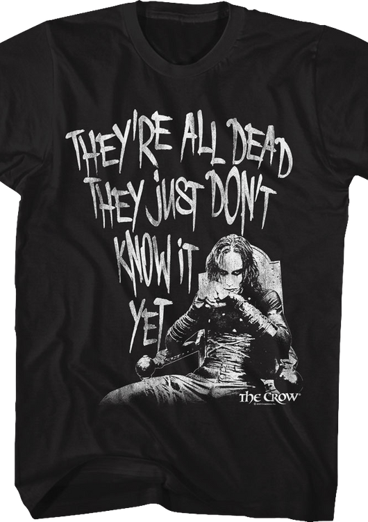 Retro They're All Dead The Crow T-Shirt - main product image