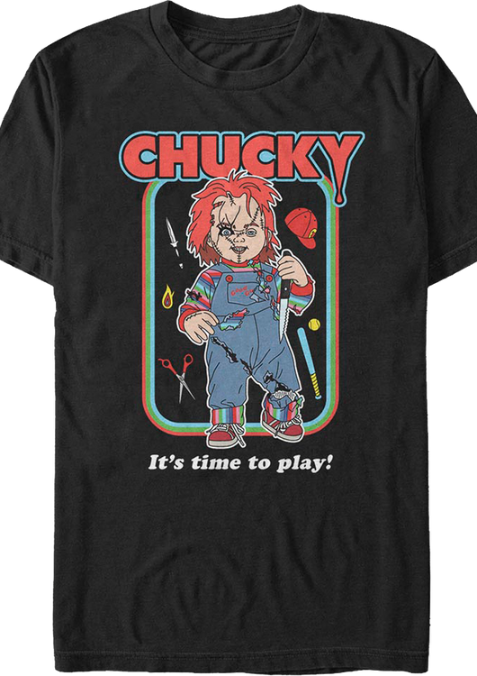 Retro Time To Play Child's Play T-Shirt - main product image