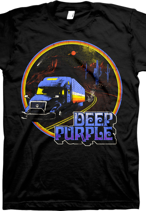 Retro Truck Deep Purple T-Shirt