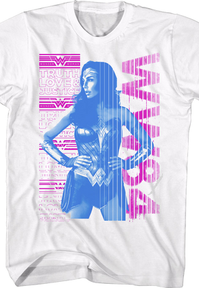 Retro Truth Love & Justice Wonder Woman 1984 T-Shirt