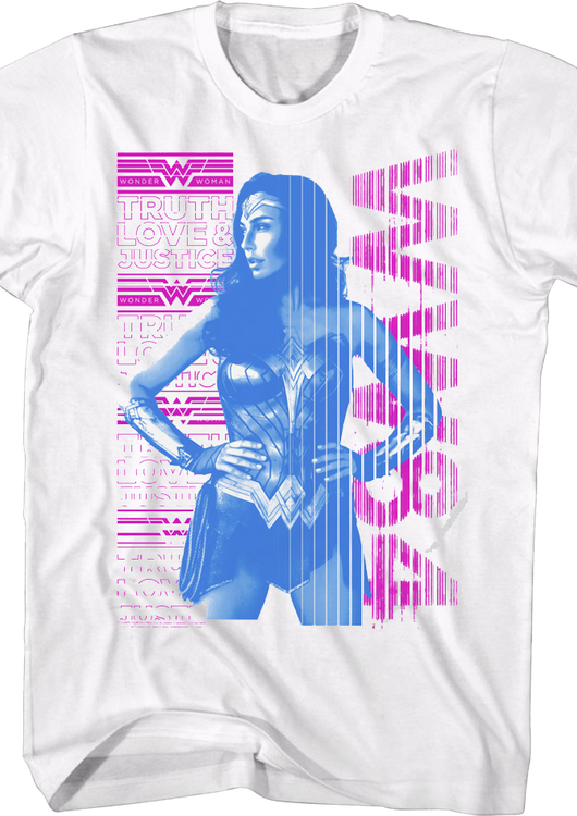 Retro Truth Love & Justice Wonder Woman 1984 T-Shirt - main product image