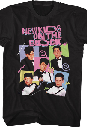 Retro Tuxedos New Kids On The Block T-Shirt
