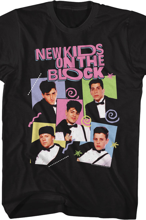 Retro Tuxedos New Kids On The Block T-Shirt - main product image