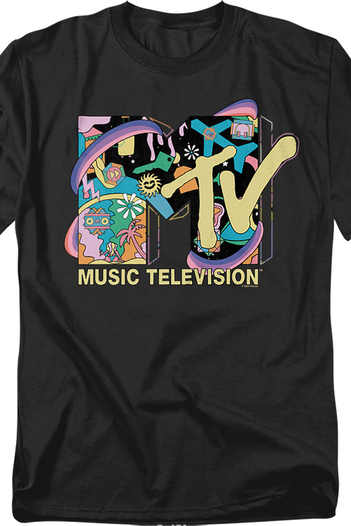 Retro Vacation Logo MTV T-Shirtmain product image