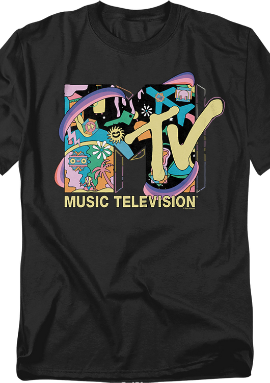 Retro Vacation Logo MTV T-Shirt - main product image