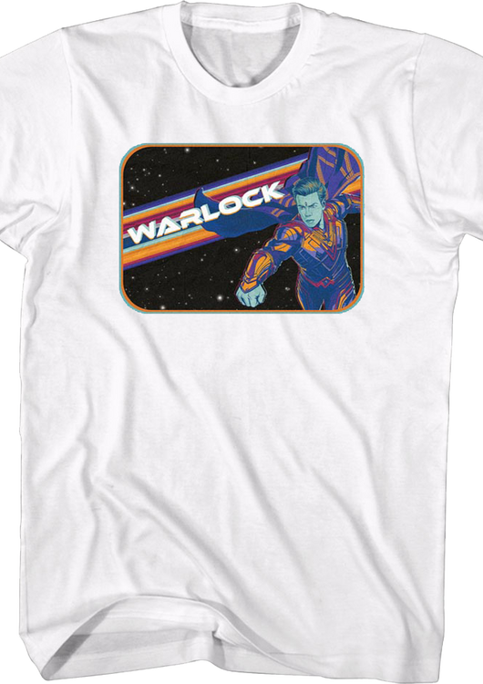 Retro Warlock Guardians Of The Galaxy Vol. 3 T-Shirt - main product image