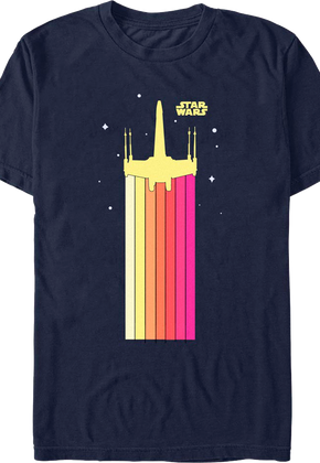 Retro X-Wing Trails Star Wars T-Shirt