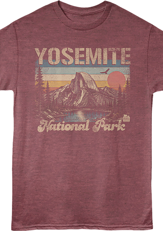 Retro Landscape Yosemite National Park T-Shirt - main product image