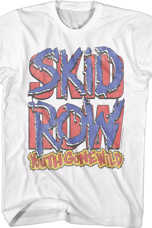 Retro Youth Gone Wild Skid Row T-Shirtmain product image
