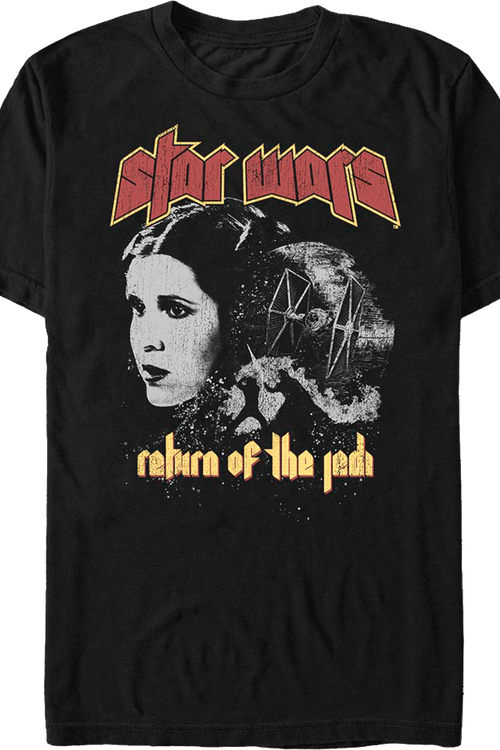 Return Of The Jedi Black And White Collage Star Wars T-Shirtmain product image