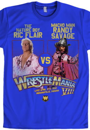 Freeze Ric Flair Vs Macho Man WrestleMania Shirt