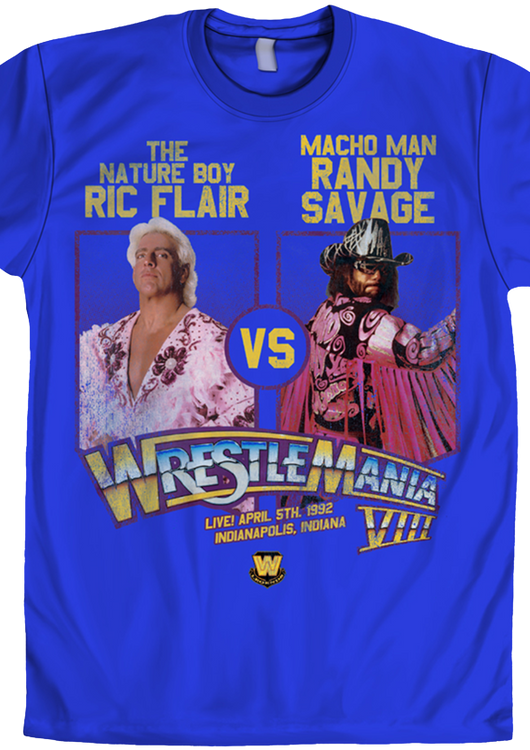 Freeze Ric Flair Vs Macho Man WrestleMania Shirt - main product image