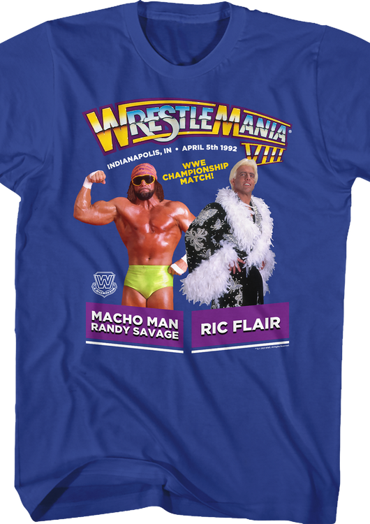 Ric Flair Vs Macho Man WrestleMania Shirt - main product image