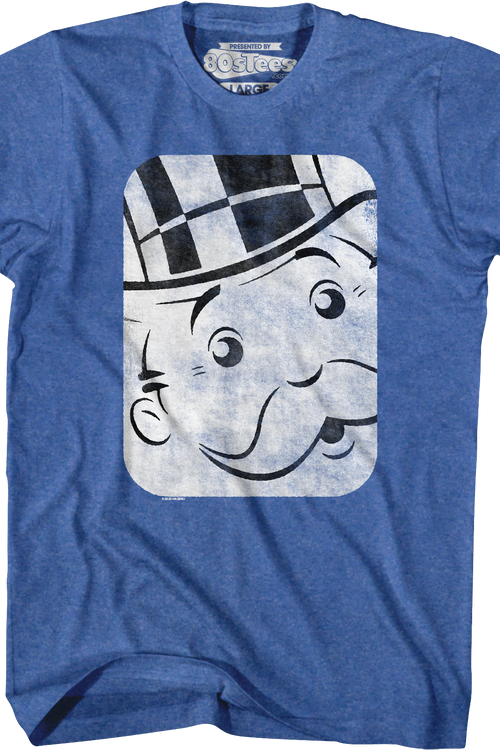 Rich Uncle Pennybags Head Shot Monopoly T-Shirtmain product image