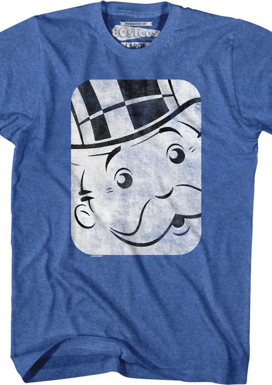 Rich Uncle Pennybags Head Shot Monopoly T-Shirt - main product image