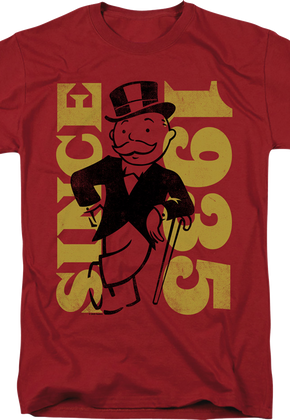 Rich Uncle Pennybags Since 1935 Monopoly T-Shirt