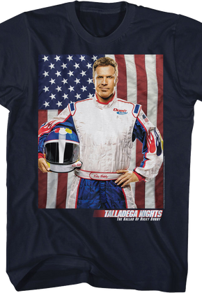 Ricky Bobby American Flag Talladega Nights T-Shirt