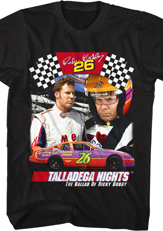 Ricky Bobby Collage Talladega Nights T-Shirt - main product image