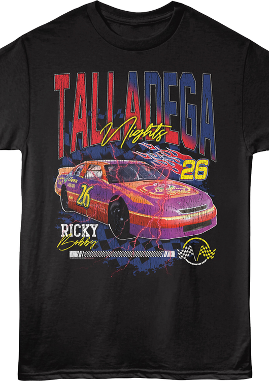 Ricky Bobby Lightning Talladega Nights T-Shirt - main product image