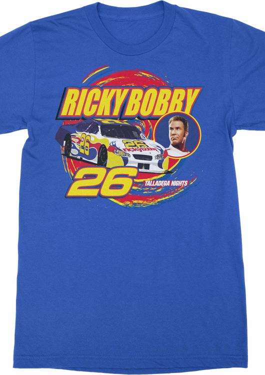 Blue Ricky Bobby Talladega Nights T-Shirt - main product image