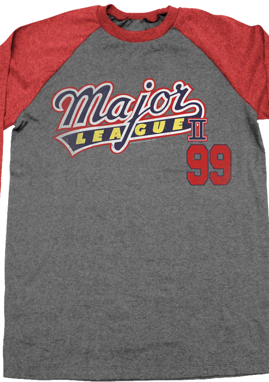 Ricky Vaughn Major League Raglan Baseball Shirt - main product image