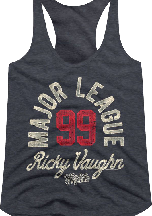 Ladies Ricky Vaughn Major League Racerback Tank Top - main product image
