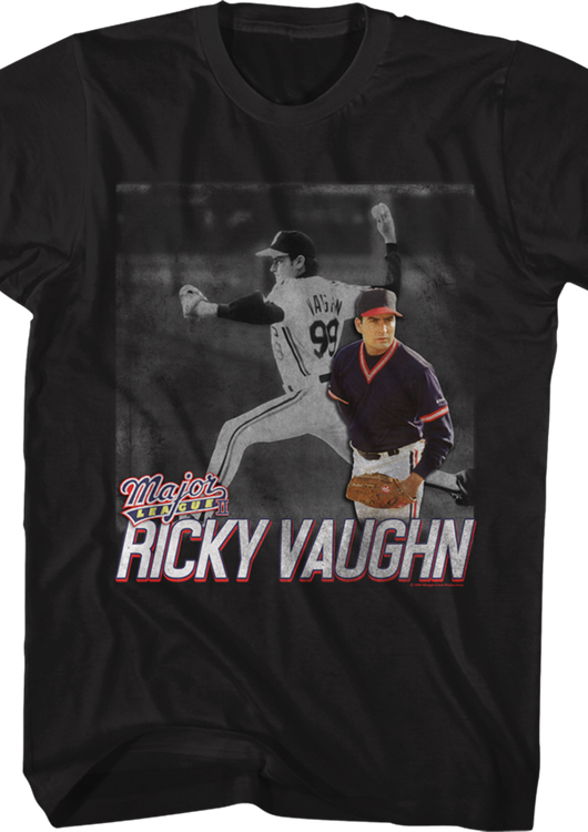 Ricky Vaughn Pitching Major League T-Shirt - main product image