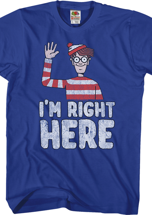 Right Here Where's Waldo T-Shirt - main product image