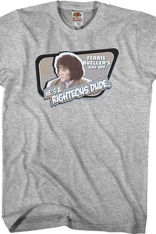 Righteous Dude Ferris Bueller's Day Off T-Shirtmain product image