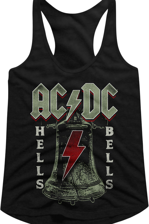 Ladies Ringin' Hells Bells ACDC Racerback Tank Topmain product image