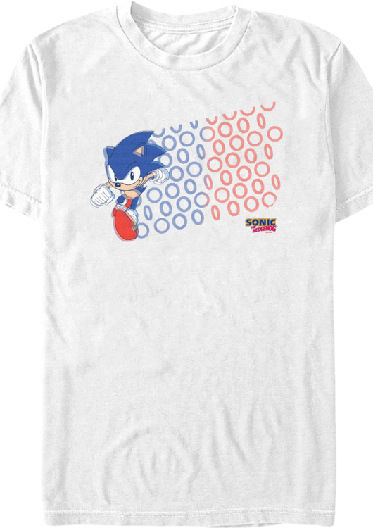 Rings Sonic The Hedgehog T-Shirt - main product image