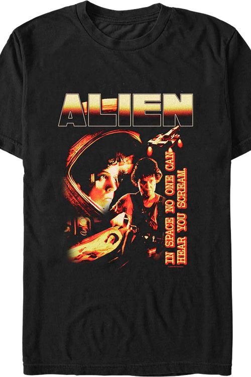 Ripley In Space No One Can Hear You Scream Alien T-Shirtmain product image