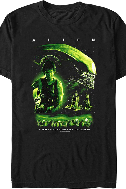 Ripley & Xenomorph Poster Alien T-Shirtmain product image